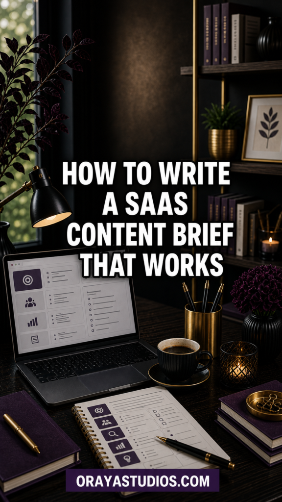 How to Write a SaaS Content Brief That Works