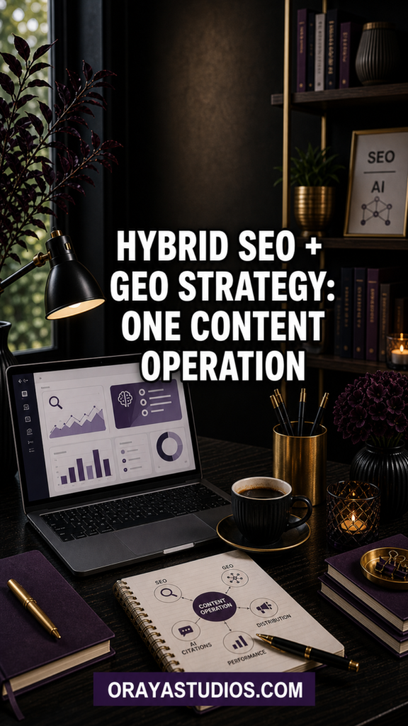 Hybrid SEO + GEO Strategy: One Content Operation