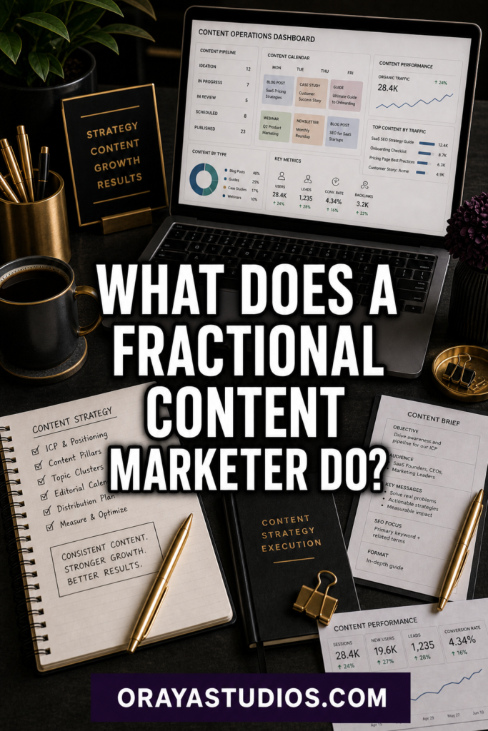 What Does a Fractional Content Marketer Do?