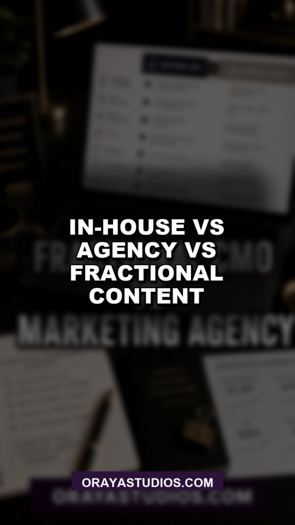 In-House vs Agency vs Fractional Content: SaaS Guide