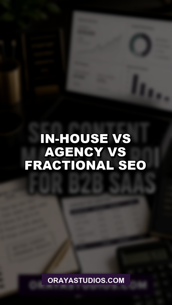 In-House vs Agency vs Fractional SEO for SaaS